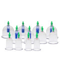 12pcs gros ensemble de ventouses Hijama ensemble de ventouses de sang en plastique ensemble de ventouses sous vide